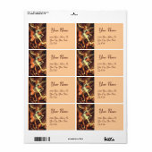 聖ミカエル大天使 ラベル (フルシート)