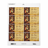 聖ミカエル大天使 ラベル (フルシート)