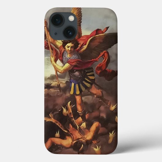 聖ミカエル大天使、戦いで我々を守る。 Case-Mate iPhoneケース (裏面)