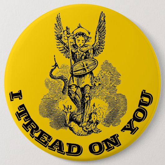 聖ミカエル大天使 缶バッジ (正面)