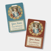 聖ミカエル大天使(M 010) バッジ (正面＆裏面)