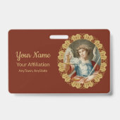 聖ミカエル大天使(M 010) バッジ (裏面)