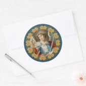 聖ミカエル大天使(M 010) ラウンドシール (封筒)