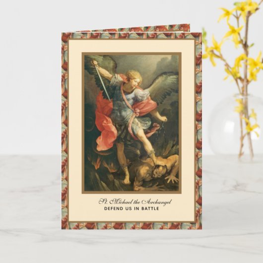 聖ミカエル大聖堂カード カード (黄色い花)