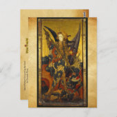 聖ミカエル悪魔を征服する ポストカード (正面/裏面)