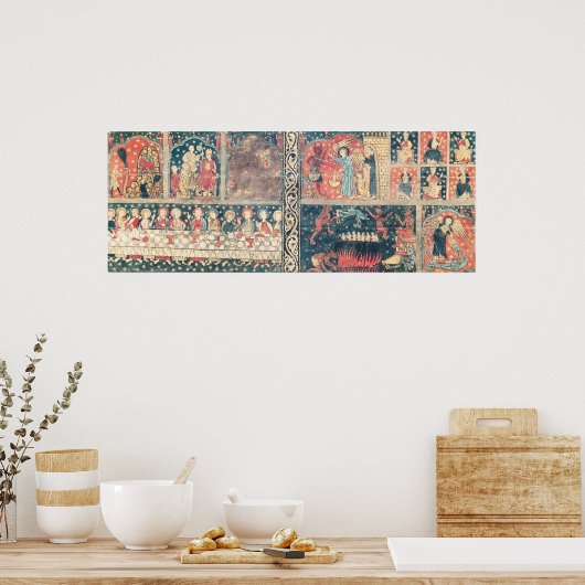 聖ミカエル祭壇の正面 ポスター (キッチン)