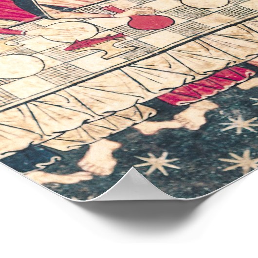 聖ミカエル祭壇の正面 ポスター (角)