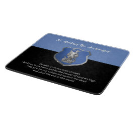 聖ミカエル考える祈りの言葉 カッティングボード