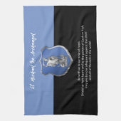 聖ミカエル考える祈りの言葉 キッチンタオル (縦)