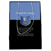 聖ミカエル考える祈りの言葉 ミディアムペーパーバッグ (正面)