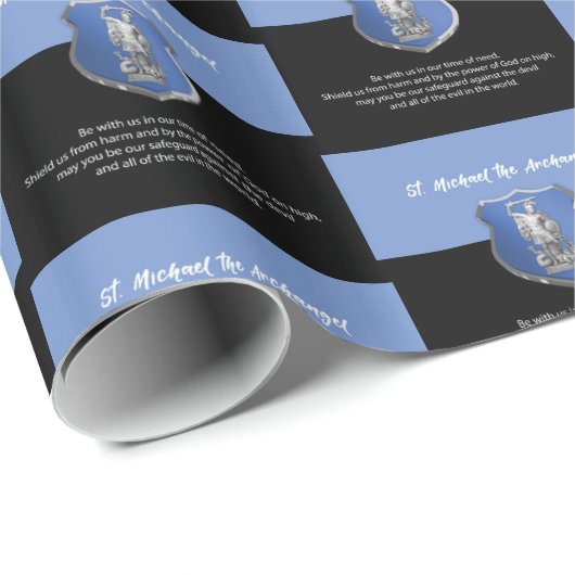 聖ミカエル考える祈りの言葉 ラッピングペーパー (ロールコーナー)