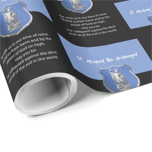 聖ミカエル考える祈りの言葉 ラッピングペーパー (ロールコーナー)