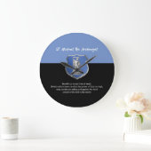 聖ミカエル考える祈りの言葉 ラージ壁時計 (ホーム)