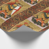 聖ミカエル・アーチャンエルとドラゴンシエネ ラッピングペーパー (角)