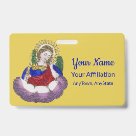 聖ミカエル・ザ・アーチャンエル(M 009;スタイル1) バッジ