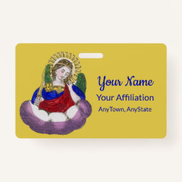 聖ミカエル・ザ・アーチャンエル(M 009;スタイル1) バッジ