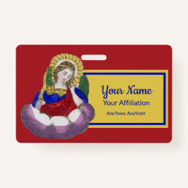 聖ミカエル・ザ・アーチャンエル(M 009;スタイル2) バッジ