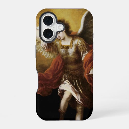 聖ミカエル iPhone 16ケース (裏面)