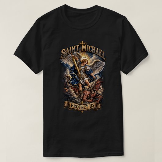 聖ミカエル Tシャツ (デザイン正面)