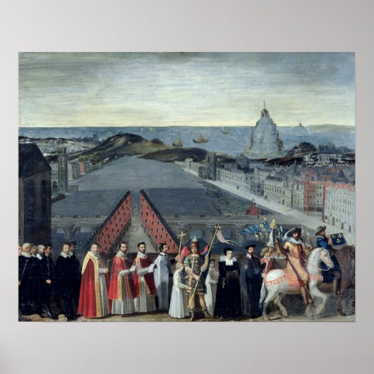 聖ミシェル兄弟会の行列 ポスター (正面)