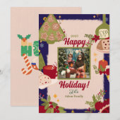 聖メリーすてきクリスマスフォトホリデーカード シーズンカード (正面/裏面)