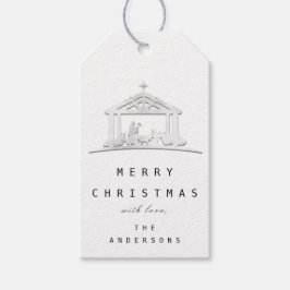 聖メリー家からクリスマスを祝う ギフトタグ