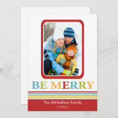 聖モダン降誕祭のお祝い シーズンカード (正面/裏面)