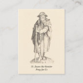 聖ヤコブの信仰の祈りの大きなカミーノの行為 プレイスカード (正面)