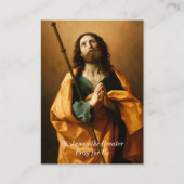 聖ヤコブの信仰の祈りの大きなカミーノの行為 プレイスカード (正面)