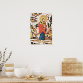 聖ヤコブへの献身的な祈りの言葉 ポスター (キッチン)