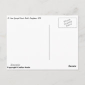 聖ヤコブ聖公会教会と墓地はがき ポストカード (裏面)