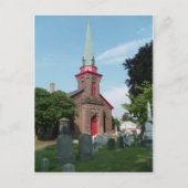 聖ヤコブ聖公会教会と墓地はがき ポストカード (正面)