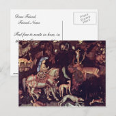 聖ユースタチウスの誕生名による視覚 ポストカード (正面/裏面)