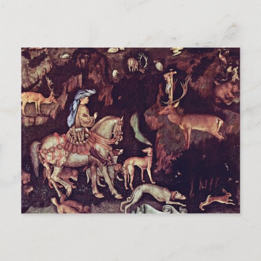 聖ユースタチウスの誕生名による視覚 ポストカード (正面)