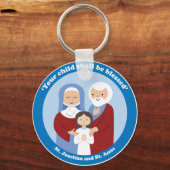 聖ヨアヒムと聖アン キーホルダー (正面)