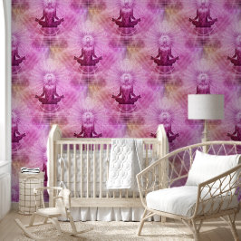 聖ヨガロータス瞑想 – シームレスなパターン1 壁紙