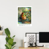 聖ヨセフとイエスが語る ホーリーファミリー ポスター (ホームオフィス)