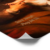 聖ヨセフとキリストの子 ポスター (角)