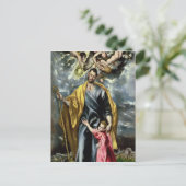 聖ヨセフとキリストの子， 1597年–99 ポストカード (スタンド正面)