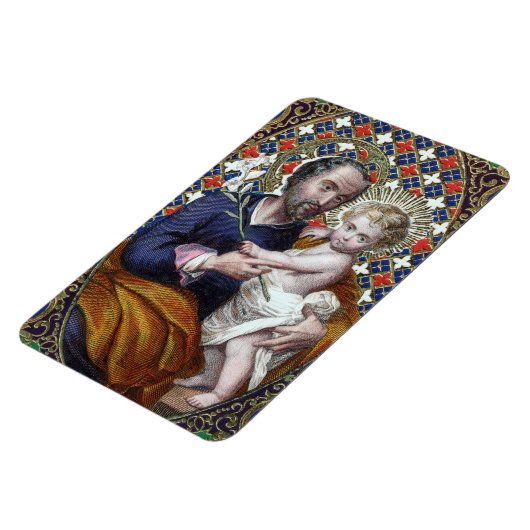 聖ヨセフとキリストの幼児 (DPT 002) マグネット (左側)