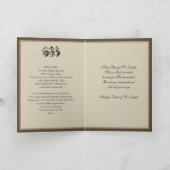 聖ヨセフと幼子イエス祭りの花  カード (内部)