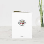 聖ヨセフと聖子イエス祭りの花  カード (裏面)