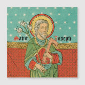 聖ヨセフの上半身 (部分図; VVP 09) (正面)