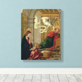 聖ヨセフの夢, c.1535 キャンバスプリント (インサイチュ (ウッドフロア))