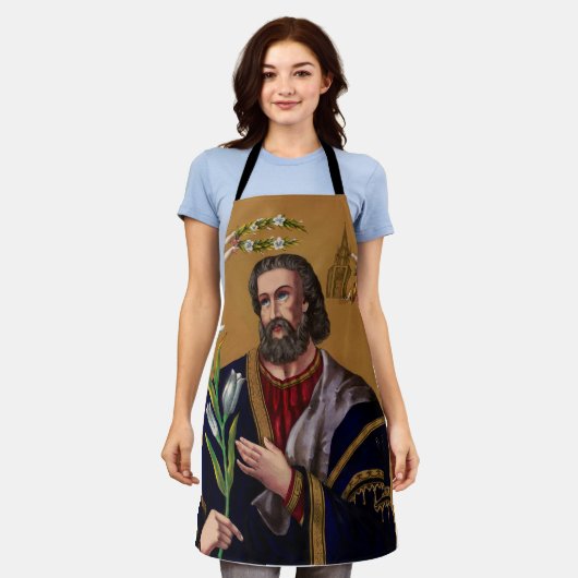 聖ヨセフの守護者 エプロン (着用した状態)