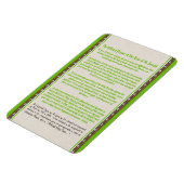 聖ヨセフの年(M 036) -祈りの言葉1 マグネット (左側)