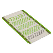 聖ヨセフの年(M 036) -祈りの言葉1 マグネット (右側)