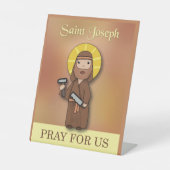 聖ヨセフの日カトリック祭祈聖人たち 台座サイン (正面)