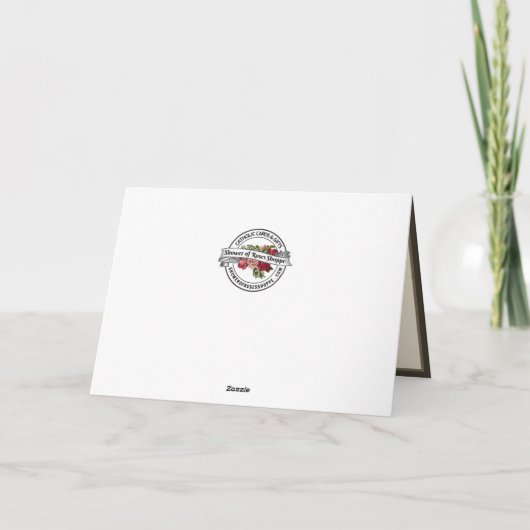 聖ヨセフの父の日イエスの信仰 カード (裏面)