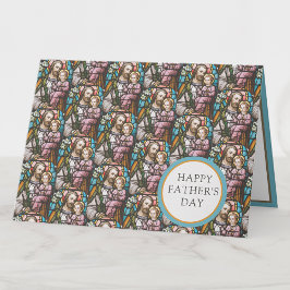 聖ヨセフの父の日カトリックの宗教的カード カード